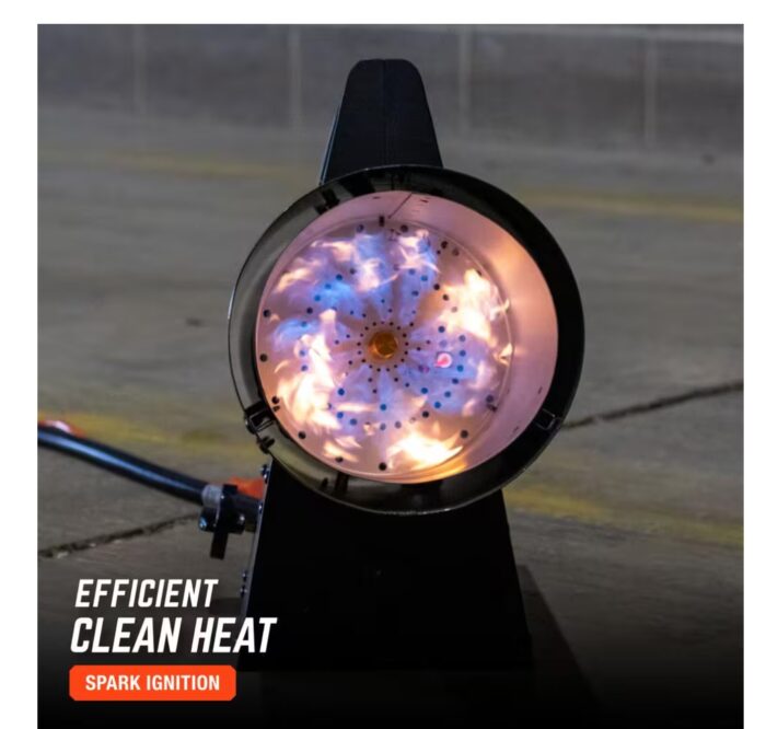 Contractor Series 60,000 BTU Forced Air Propane Outdoor Space Heater with 10 ft. Hose and Regulator