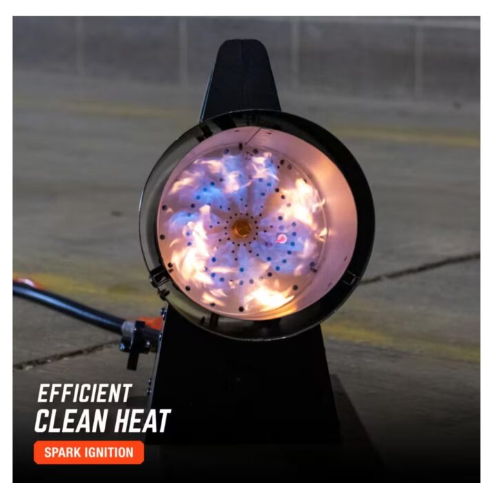 Contractor Series 60,000 BTU Forced Air Propane Outdoor Space Heater with 10 ft. Hose and Regulator
