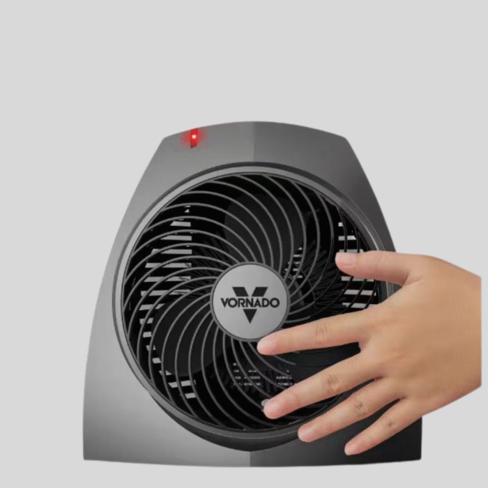 VH200 1500-Watt Electric Portable Space Heater, Whole Room Vortex Heat Circulation, Charcoal